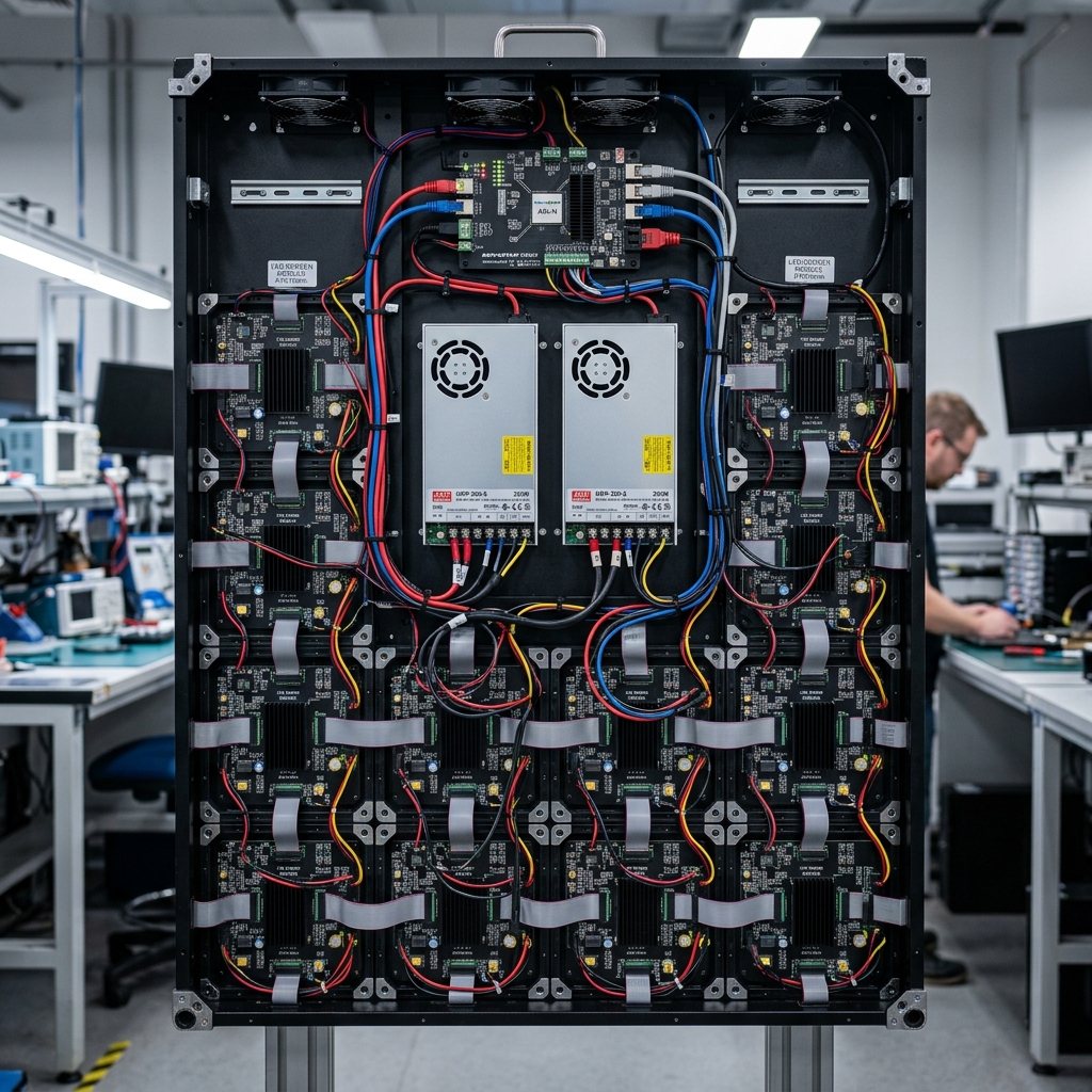 LED Cabinet คืออะไร? โครงสร้างหลักในการต่อโครงจอแสดงผล