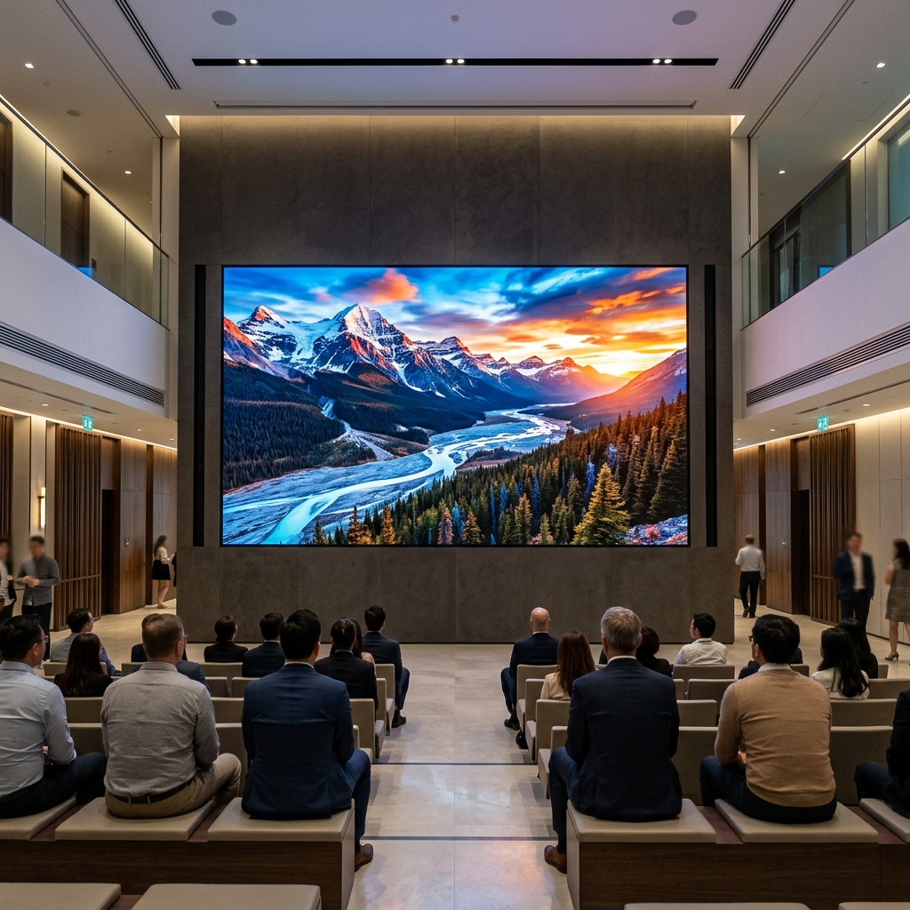 Large Indoor LED Display Seminar Hall